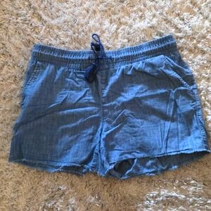 Time And Tru Blue Pull On Shorts